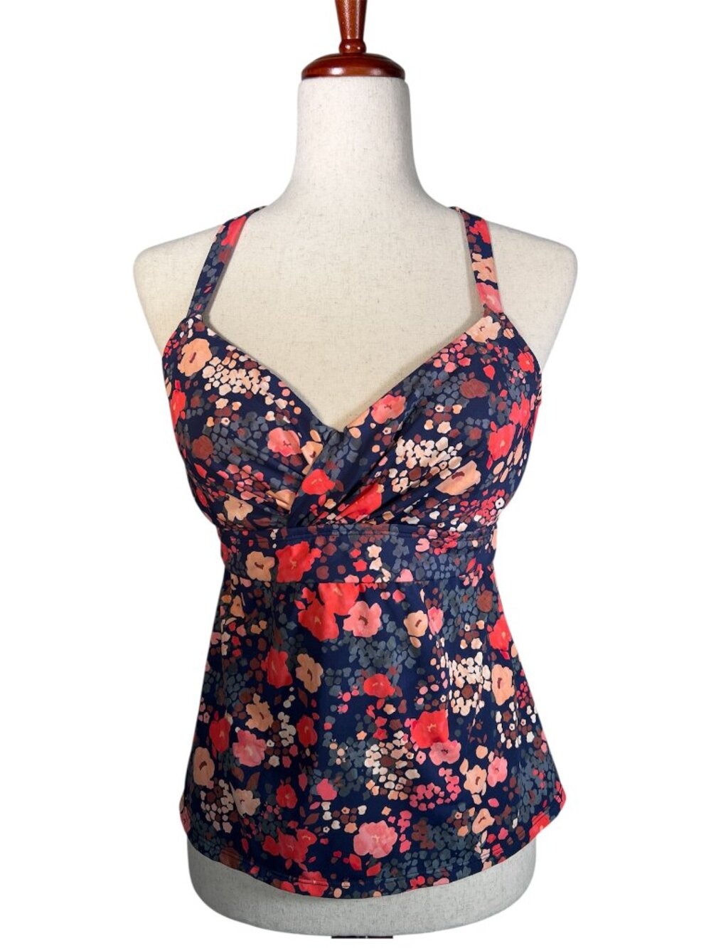Title Nine Metis Underwire Tankini Top 36C UPF 50